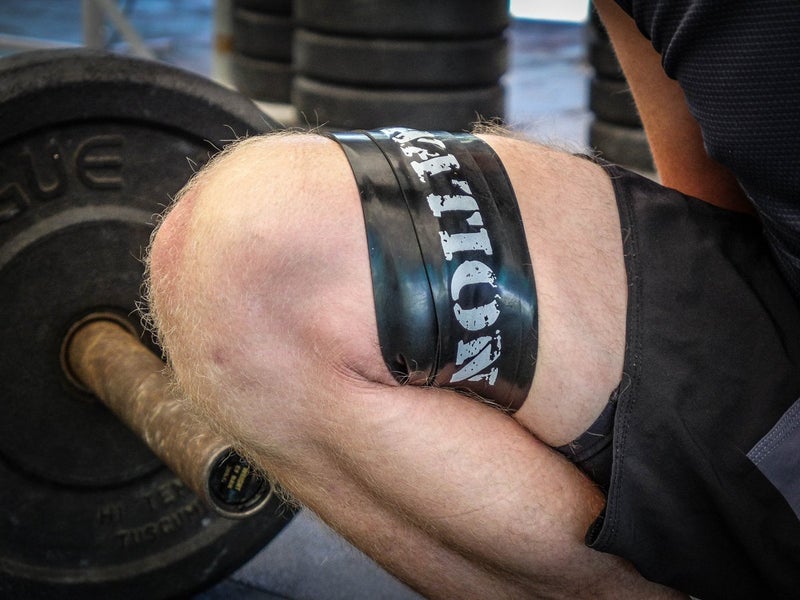 WOD نايشون أربطة خيط تنظيف الأسنان من وود نيشن - عبوة واحدة باللون الأسود الثقيل - شريط ضغط وخيط ضغط للتعافي والحركة - معدات تمرين التفاف العضلات والتمدد - Image 4